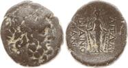 Phrygia - Apameia Bronze Kopf Zeus n.r. / Statue Artemis Anaitis , Magistrates Bianoros und Mantitheos -