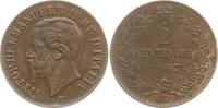 Italien, Königreich 2 Centesimi Vittorio Emanuele II., 1861 - 1878 -