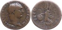 Römische Kaiserzeit As Trajan, 98 - 117, Viktoria mit Flügeln, hält Globus und Palmzweig -