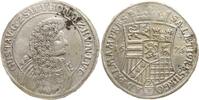 Sayn-Wittgenstein-Hohenstein, Grafschaft 2/3 Taler Gustav, 1657 - 1701, Typ 6b, lange Allongeperücke, Legende 1, Wahlspruch 3 -