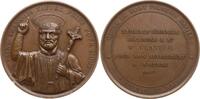 Frankreich, Kaiserreich Große Bronzemedaille v. Borrel, Preismedaille Saint-Germain-en-Laye, verliehen an M. Glaneur (Gravur) -