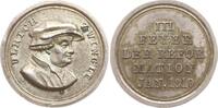 Schweiz-Zürich Miniatur - Silbermedaille Ulrich Zwingli, 1484 - 1531, von J. Aberli, auf die Reformationsfeier in Zürich -