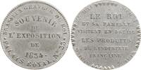 Frankreich, Königreich Zinnmedaille Louis Philippe I., v. Brasseux, Souvenir Exposition de l'Industrie, Palais Royal -