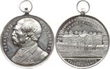 Deutschland, Kaiserreich, Jena, Stadt Tragbare Zinnmedaille v. Oscar Bergmann, Hamburg, Besuch Otto v. Bismarck, Schloss Friedrichsruh -