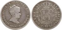Spanien, Königreich 2 Reales Isabel II., 1833 - 1868, Sevilla -