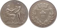Frankreich, Stadt Lille Silbermedaille v. Borrel, Chambre de Commerce, Randpunze Biene (?) und 1ARGENT -