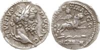 Römisches Kaiserreich Denar Septimius Severus, SEVERVUS PIVS AVG / INDVLGENTIA AVGG - IN CARTH, Reiter n.l. -