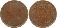 Indien 1/4 Anna Victoria, 1837 - 1901 -