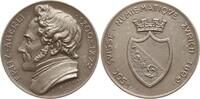Schweiz - Zürich Versilberte Bronzemedaille Schweizerische Numismatische Ges., v. Homberg, Bern, auf Jakob Friedrich Aberli -