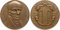 Schweiz - Aargau, Baden Bronzemedaille Schweizerische Numismatische Ges., v. Huguenin, auf Philipp Albrecht Stapfer -