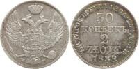 Polen unter Russland (Kongreßpolen) 30 Kopeken (2 Zlote) Nikolaus I., 1825 - 1855, Warschau -
