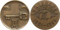 Finnland, Lappland Große Bronzemedaille von Niilo Kalervo Kallio, 1909 - 1969, Kultateollisuus, 75 Jahre Pohjola -