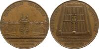 Frankreich, 3. Republik Große Bronzemedaille v. Dubois u. Lagrange, Exposition Universelle auf dem Marsfeld, Palais Trocadero -