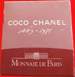 Frankreich 5 Euro 2008 5 € - Coco Chanel 1883-1971 - Silber - selten Proof in Etui+ Zertifikat+ Schuber wie abgebildet