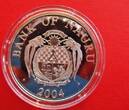 2004 Nauru 10 Dollars Germany Frauenkirche Dresden - Sculpture - 1 oz Silver BU / Proof in Kapsel