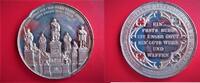 Religion / Reformation große Zinnmedaille von Schnitzspahn - a.d. Errichtung des Luther Denkmals in Worms -