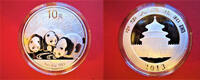 China 10 Yuan Silver - Panda - 1 oz -