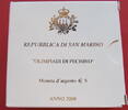 San Marino 5 Euro 5 Euro 2008 - Olympic Games 2008 Beijing -