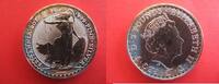 Grossbritannien 2 Pounds Silber - Silberunze - 2 Pfund - Britannia - One Silver Ounce -