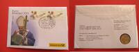 Vatikan / Vatican / Vaticano Numisbrief mit 50 Cents 2012 - Papst Benedkit XVI. -