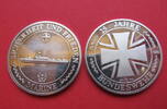 BRD Sillbermedaille 25 Jahre Bundeswehr 1955-1980- Sicherheit und Frieden - Marine - Kriegsschiff -
