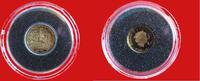 Cook-Inseln / Cook Inseln 5 Dollars Gold MiniaTURE COIN - Mont-Saint-Michael / France -