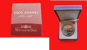 5 Euro 2008 Frankreich 5 € - Coco Chanel 1883-1971 - Silber - selten PP in Etui + Zertifikat + Schuber wie abgebildet
