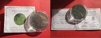 Britische Jungferninseln / British Virgin Islands 5 Dollars British Virgin Islands - green Titanium - coloured Hummingbird coin -