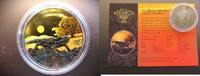 Niue 2 Dollars Niue - 2 NZ $ 1 oz silver coin + Rhodium - desert life - Thorny Devil - Lizard -