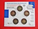 BRD Deutschland 2 Euro-Gedenkmünzenset Blister BRD 2 Euro Gedenk im Set ADFGJ Rathaus und Roland Bremen, Bremer Roland, -