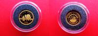 Liberia 10 Dollars 1/25 Gold Unze Miniaturgoldmünze - Mini - Seidenstrasse - Silk Road - sehrselten -