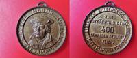 Reformation / Martin Luther Eisenmedaille bronziert - Rdf. Doctor Martin Luther Reformator - 400 jähr. Geburtsfeier -
