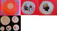 Australien Lunar Set Australian Silver Lunar Set II 0,5 Oz - 1 Oz - 2 Oz - 5 Oz - 10 Oz Monkey -