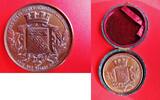 Frankreich / Plombières-les-Bains Medaille Schützenmedaille - Schützenverein - Preismedaille ohne Gravur - Bronze -