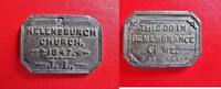 Schottland / Grossbritannien Marke Scottish Communion Token Helensburch Church J.L. 1847 - Scotland -