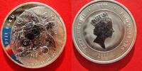 Fidschi / Neuseeland 2 Dollars 1 oz Silver coin Fiji Taki Turtle 2011 New Zeeland Mint -