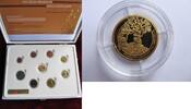 Vatikan Kursmünzensatz & Goldmünze gold coin Vatican -