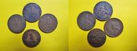 Niederlande 1 Cent, + 3 weitere Cents 1 Cent in vz., dazu 3 andere /zw.1880-1901) in schw. Erhaltungen, Willem III., -