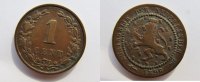 Niederlande 1 Cent Wilhelmina 1890-1948, Cent, besseres Jahr! -