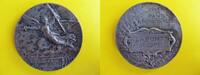 Frankreich Medaille auf die Kriegsvorbereitungen in PANTIN, Restversilberung, Préparation militaire, -