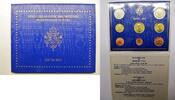 Vatikan Euro KMS Vatican Original Euro Coin Set BLUE Folder -