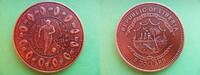 Liberia 5 Dollars Liberia 5 Dollars 2006 Soccer World Cup Germany, large copper coin! -