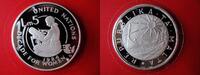 Malta 5 Liri / 5 Pounds Jahrzehnt der Frau, UNO, UN, Decade for women, Silber, 5 Pfund, 5 LM, selten! -