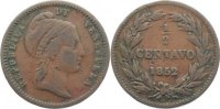 Venezuela 1/2 Centavo Republik seit 1830. -