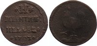 Sachsen-Meiningen Cu Heller Bernhard 1680-1706. -
