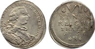 Sachsen-Hildburghausen 1/6 Taler Ernst Friedrich Karl 1745-1780. -