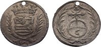 Sachsen-Neu-Weimar 1640-1728 6 Pfennig Wilhelm Ernst 1683-1728. -
