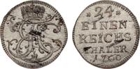 Sachsen-Hildburghausen 1/24 Taler Ernst Friedrich Karl 1745-1780. -