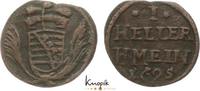 Sachsen-Meiningen Cu Heller Bernhard 1680-1706. -