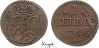 Sachsen-Hildburghausen Cu Heller Ernst Friedrich Karl 1745-1780. -